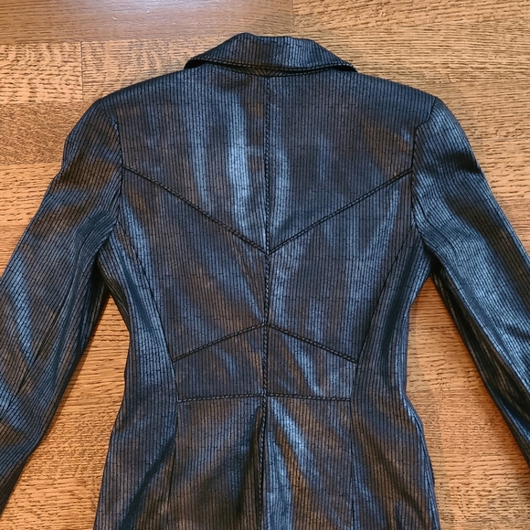 Walter Black Vegan Leather Jacket/ Blazer, S2z 0 (Hot!!!) - Picture 15 of 16
